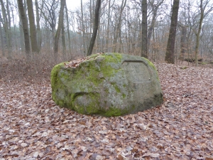Głaz narzutowy znajdujący się w Lemierzycach fot. Natalia Borkowska Wójcik