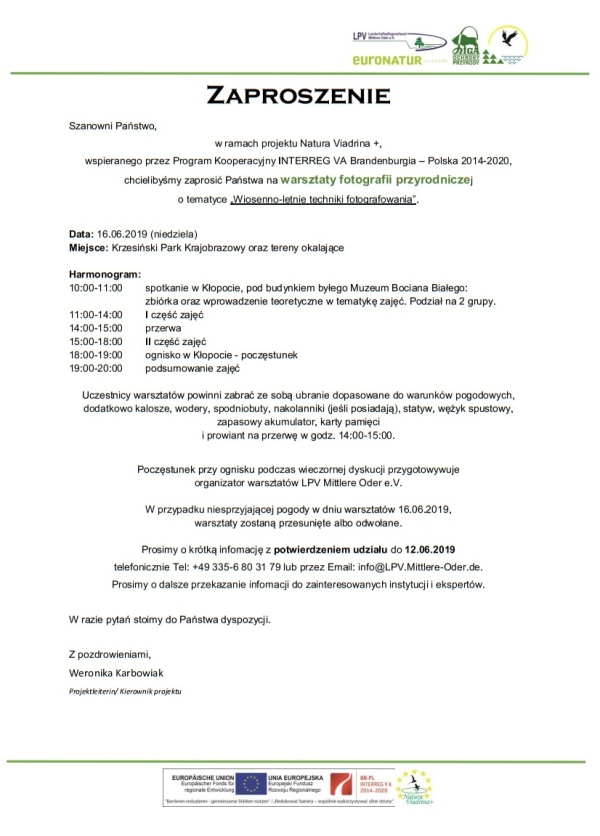 zaproszenie na warsztaty