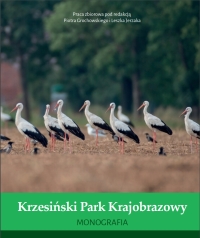 Okładka monografii Krzesińskiego Parku Krajobrazowego  Okładka