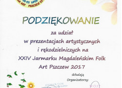 podziękowanie