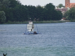 Aerator na Jeziorze Barlineckim fot. P. Jankowski