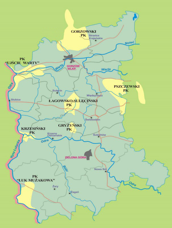 Parki województwa lubuskiego